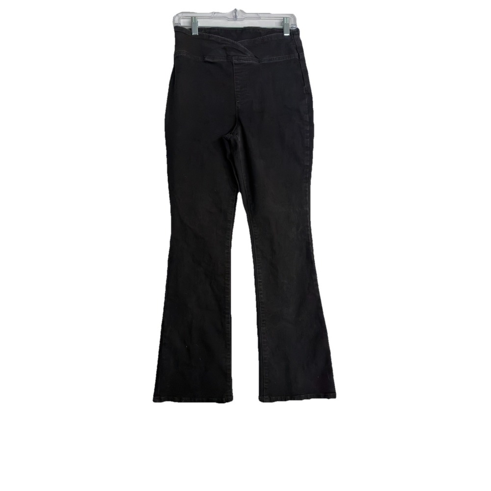 INC  Women's Size 10 High Rise Bootcut Black Dark Wash Denim Stretch NWT Y2K Sty